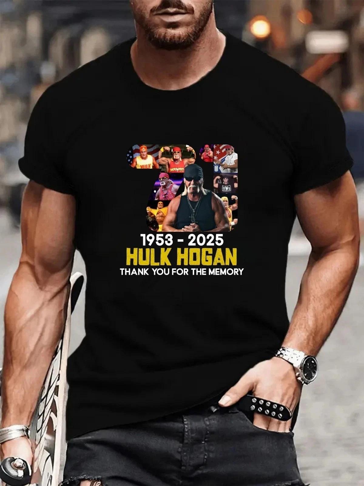 Hul.k Hogan 1953-2025 T-Shirt, Wrestling lovers t shirt, Wrestling fans tee top M
