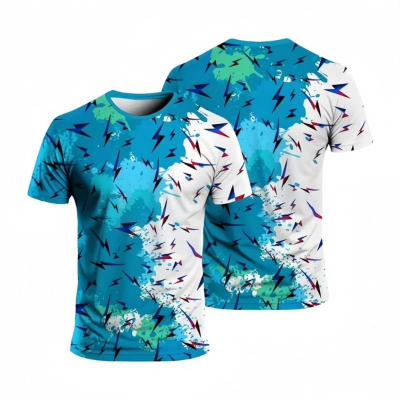 

Summer Outdoor Running Sporting Fitness T-Shirt for Men Short Sleeve Loose Daily Comfortable Gym Tshirts Clothes Crew Neck Top XXS