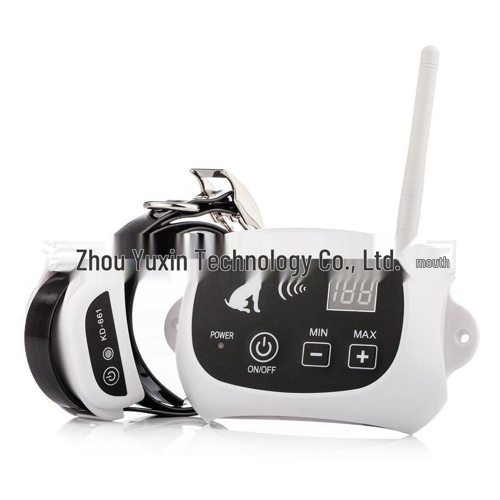 Pet Wireless Fence & Trainer: Wireless Electronic Fence, Bark Stopper, Dog Trainer