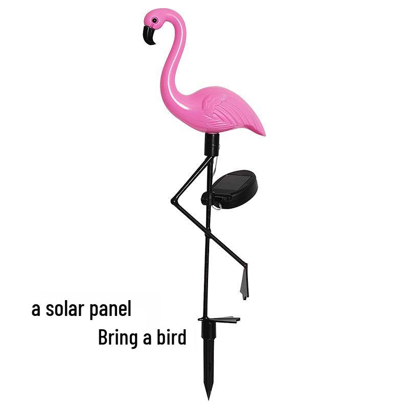 Solar Flamingo LED Ground Light - Outdoor Landscape and Lawn Decoration