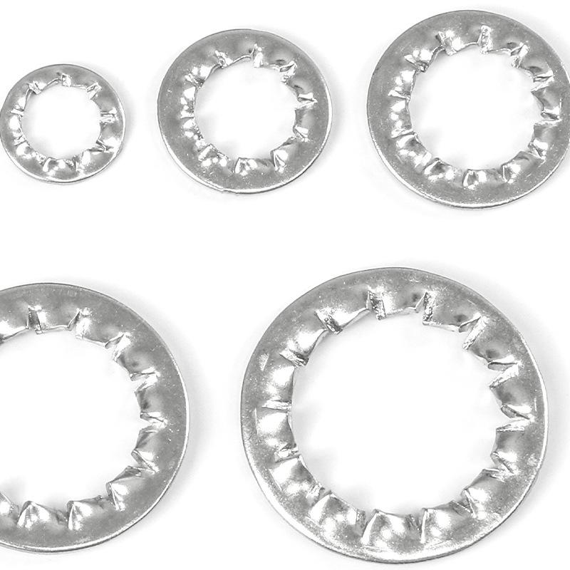 304 Stainless Steel Multi-Tooth Lock Washer for M3/M4/M5/M6