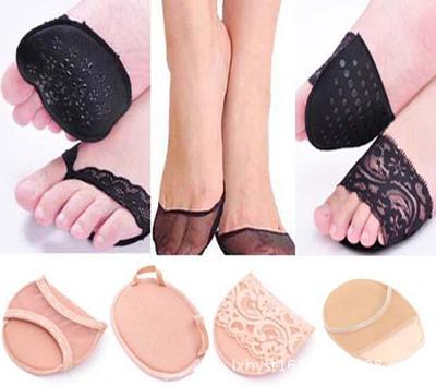 Soft Sponge Anti-Slip Lace Thong Peep Toe High Heel Insole Pad