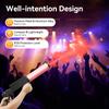 CO2 Handheld Smoke Machine High Pressure 5-6Mpa, RGB LED Fog Maker with 9.8ft Hose for Stage Wedding Party DJ Club Event