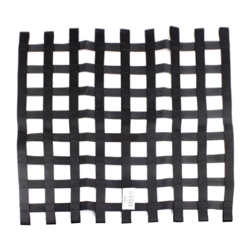 1PC Window Net Race Car Window Net Mounting Kit Ribbon Style 24Hx24W / 20Hx24W / 18Hx24W Car Accessories Black/Red/Blue