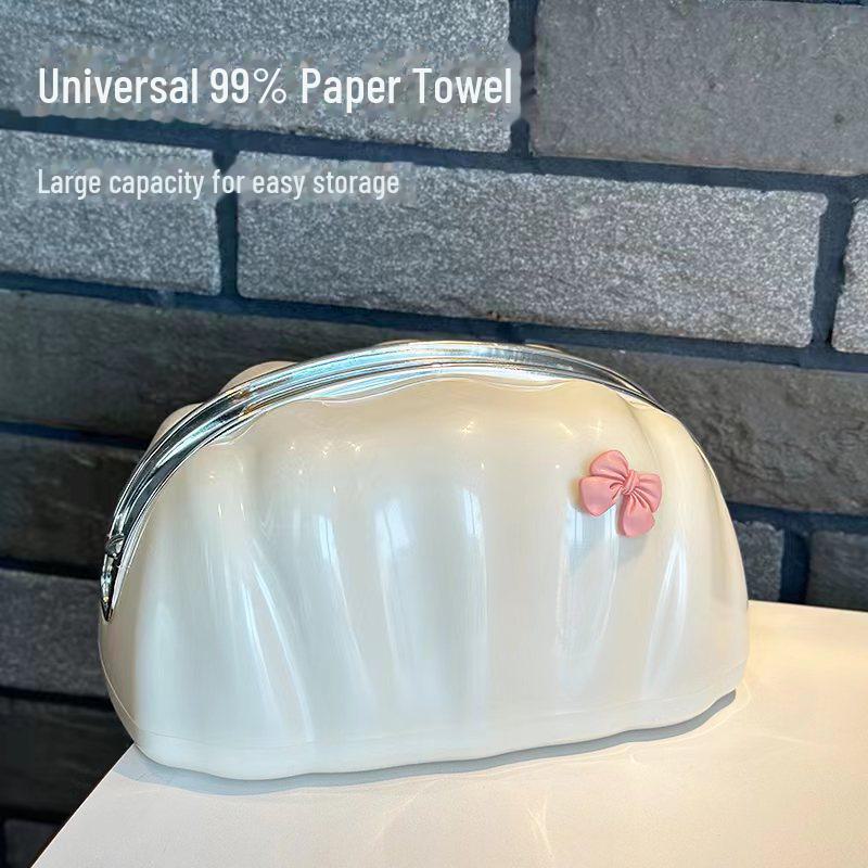 

Роскошная коробка салфеток Cream Shell для дома и ресторана null кремовый