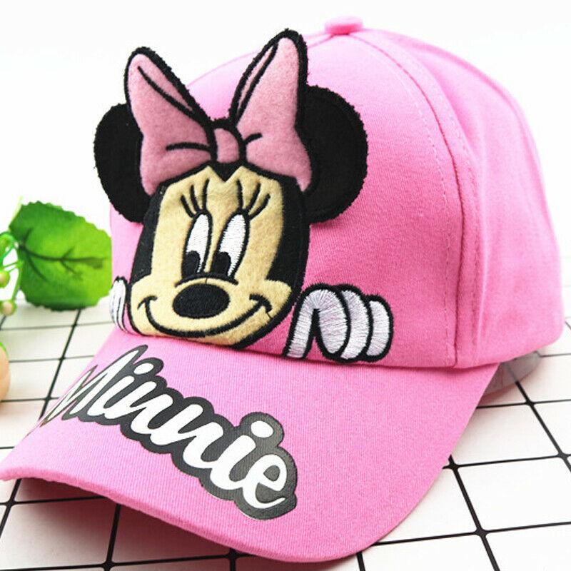 Kid Girl Boy Summer Hats Cartoon Minnie 