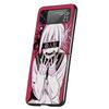 Himiko Toga Waifu Anime MHA Cover Phone Case For Samsung Galaxy Z Flip 7 6 5 4 3 5G Flip7 Flip6 Flip5 Flip4 Flip3 Black Fundas S