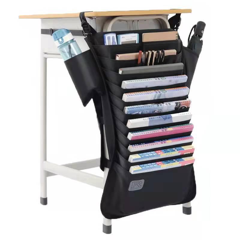 

Hanging Desk Storage Bag for High School Students 7+3 Piece Set чёрный
