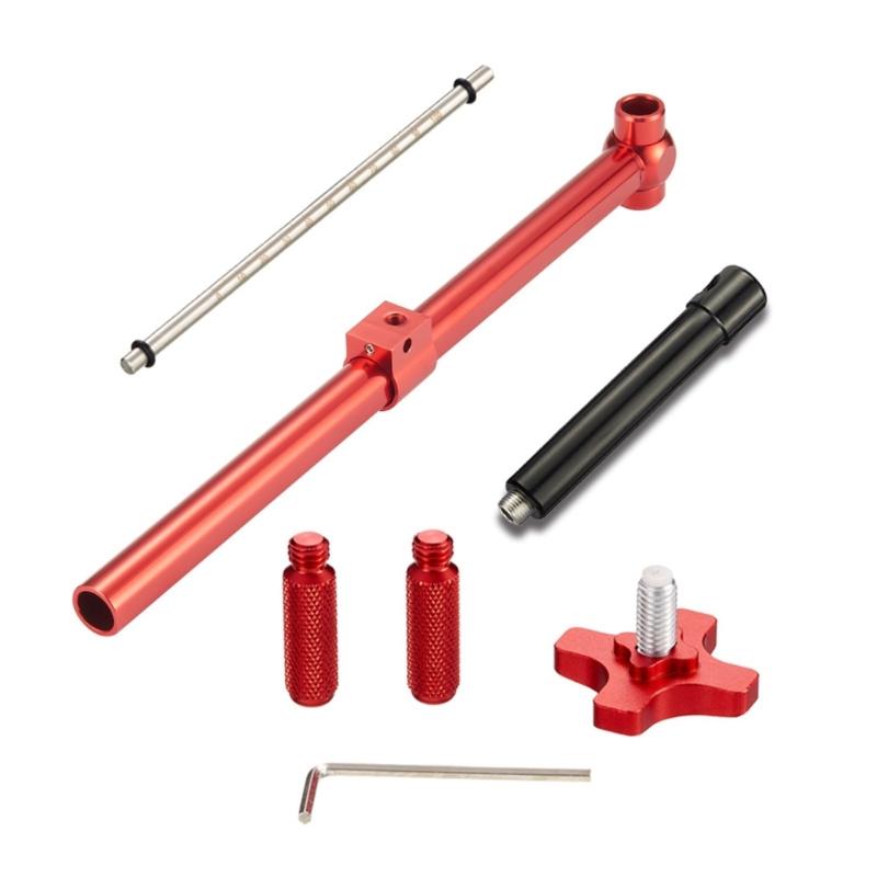 Bicycles Derailleur Hanger Alignment Gauge Tool Bikes Wheel Alignment Tool Tail Hook Corrector Bicycles Leveling Tool 1 красный