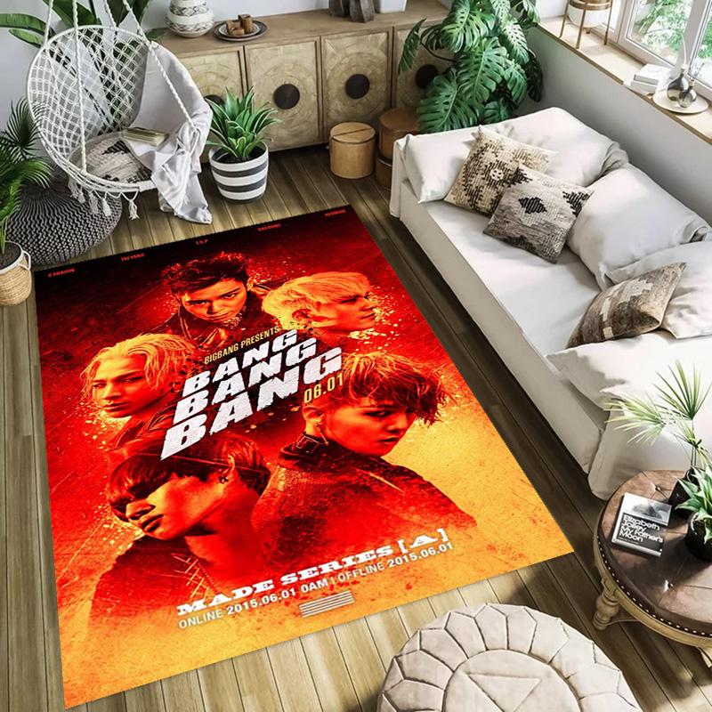 BigBang Last Dance: Osaka 2017 Carpet Floor Mats Doormat Room Protective Pad Christmas Gifts