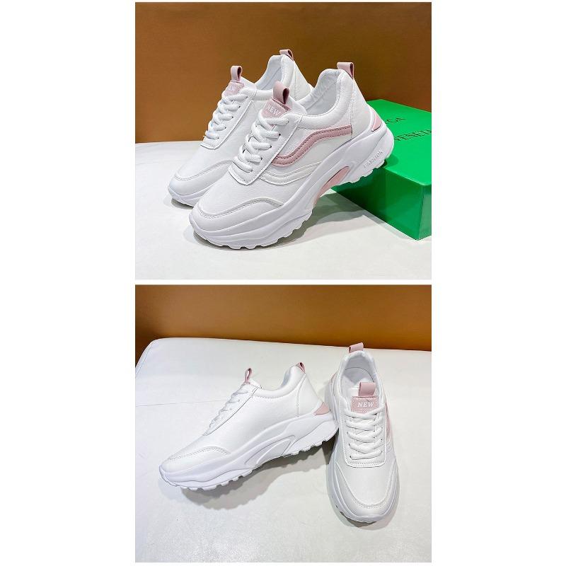 Летние дышащие модные кроссовки с мягкой подошвой 41 розовый — фото 15