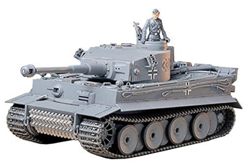 Tamiya Vojenská miniaturní série Německý těžký tank Tiger I Typ rané výroby 32504 1/48 č. 04