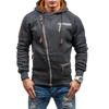Sweat à capuche pour homme à enfiler avec fermeture éclair latérale