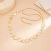 IngeSight.Z 2026 New Summer Sexy Gold Color Hollow Round Belly Waist Chain Women Trendy Skirt Pant Belt Accessories Body Jewelry
