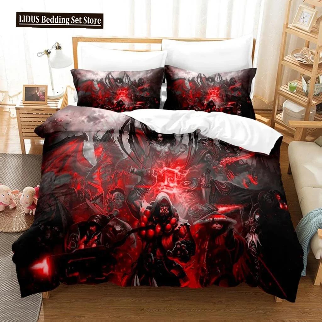 3D World Of Warcraft Bedding Sets Duvet Cover Set With Pillowcase Twin Full Queen King Bedclothes Duvet Cover