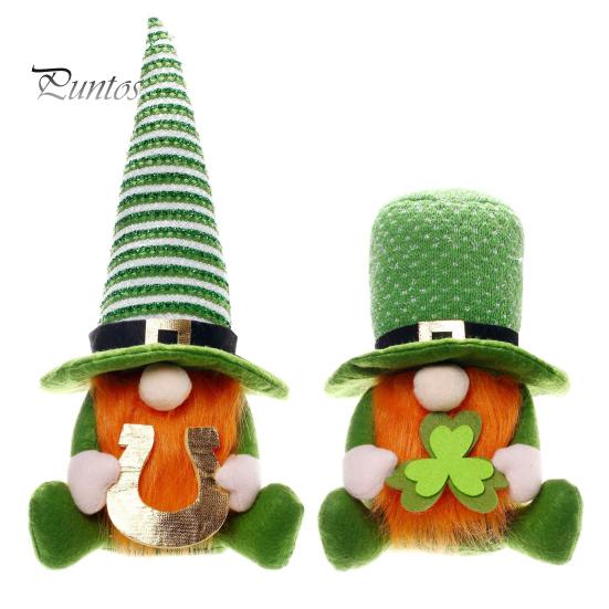 Svatý. Patrick's Day Trpasličí skřítek Hračka Velký nos Dlouhé vousy Rozkošný vzhled Rudolph Panenka Bez tváře