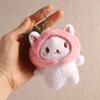 Bag Women Doll Pendant Girls Kids Cat Snapper Keyrings Cat Plush Keychain Key Chains Bag Pendant