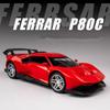1/32 Laferrari  P80C Alloy Racing Car Model Diecast Metal Toy Sports Car Model Simulation Sound and Light Collection Children Gift