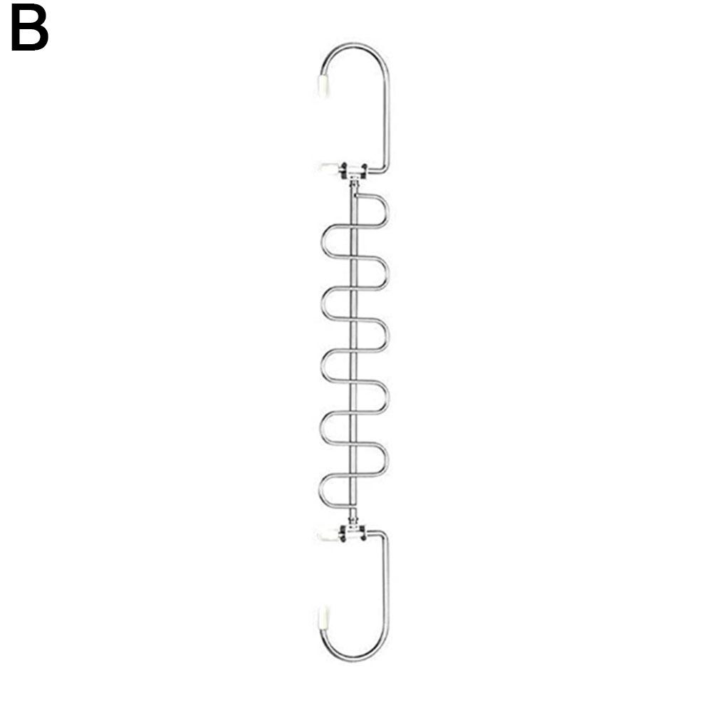 Multi-functional Clothes Hanger 360 Degree Swivel Hook 12 Clothes Hangers Pants Tie Storage Shelf Space Saving Closet Storage