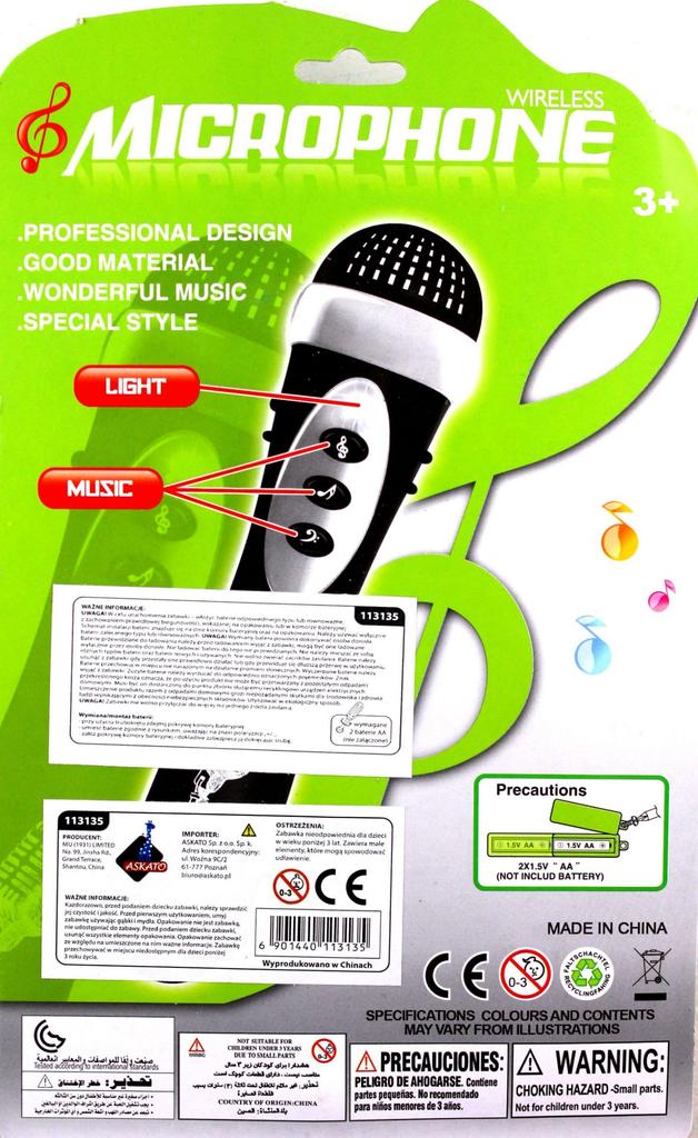 MIKROFON NA BATERIE/216/108 3135