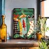 Metal Wall Art Vintage Christmas Sign for Home Decor  Metal Poster Vintage Christmas Tin Sign for Wall Decor