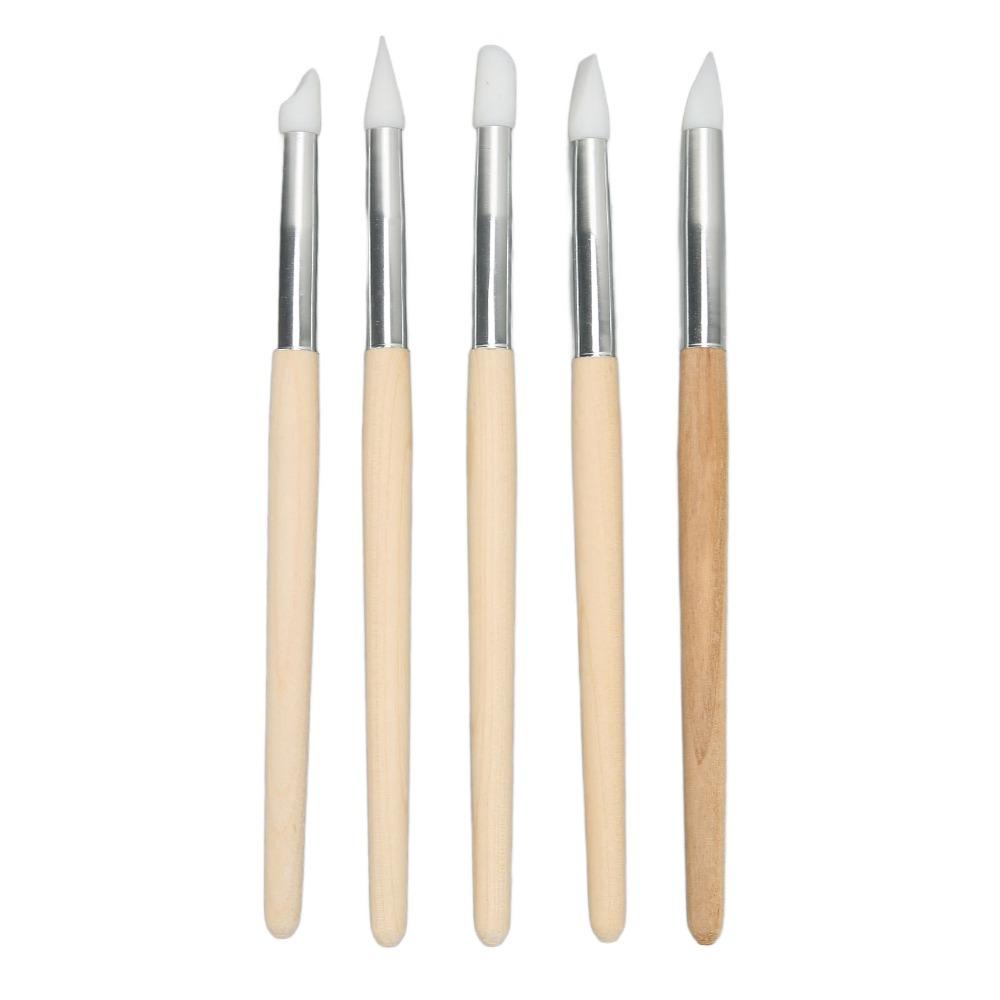 Silicone Material Watch Dial Cleaning Tool Rubber Tip Scratch Brush Pen Set Watchmaker's Cleaning Pen Jewelry Cleaning