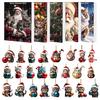 Christmas Cat Advent Calendar Acrylic 2D Cartoon Cat Hanging Decorations 24 Days 2025 Xmas Countdown Calendar Gift for Cat Lovers Holiday Decoration