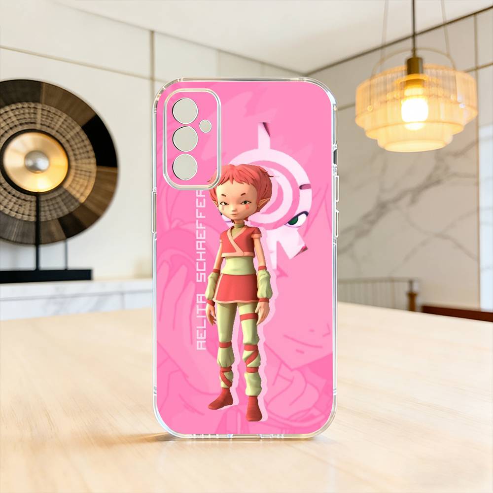 c-Code L-Lyoko Phone Case For SamsungA10,12,20,21S,30,31,40,50,51,52,70,71 Transparent Cover
