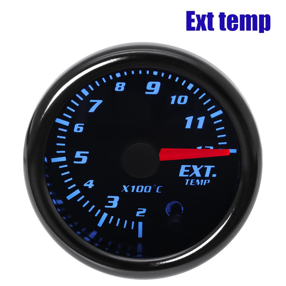 52mm 7 Color in 1 Racing Gauge Turbo Boost Gauge Bar PSI 2 Inch Water Temperature Oil Temp Volt Fuel Press Gauge Tachometer