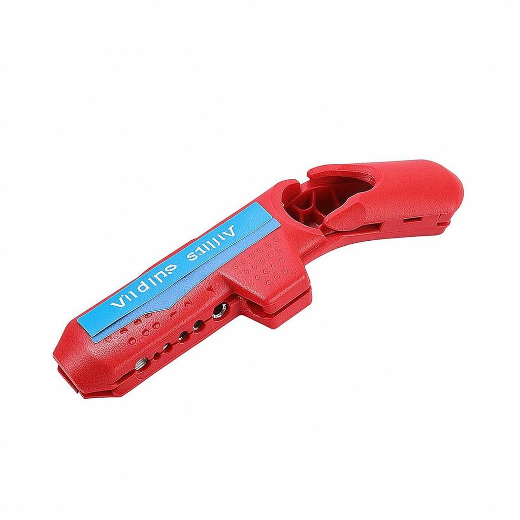 Wire Hand Tool Calibrated Jacket Removal Locking Device for Home Wiring
