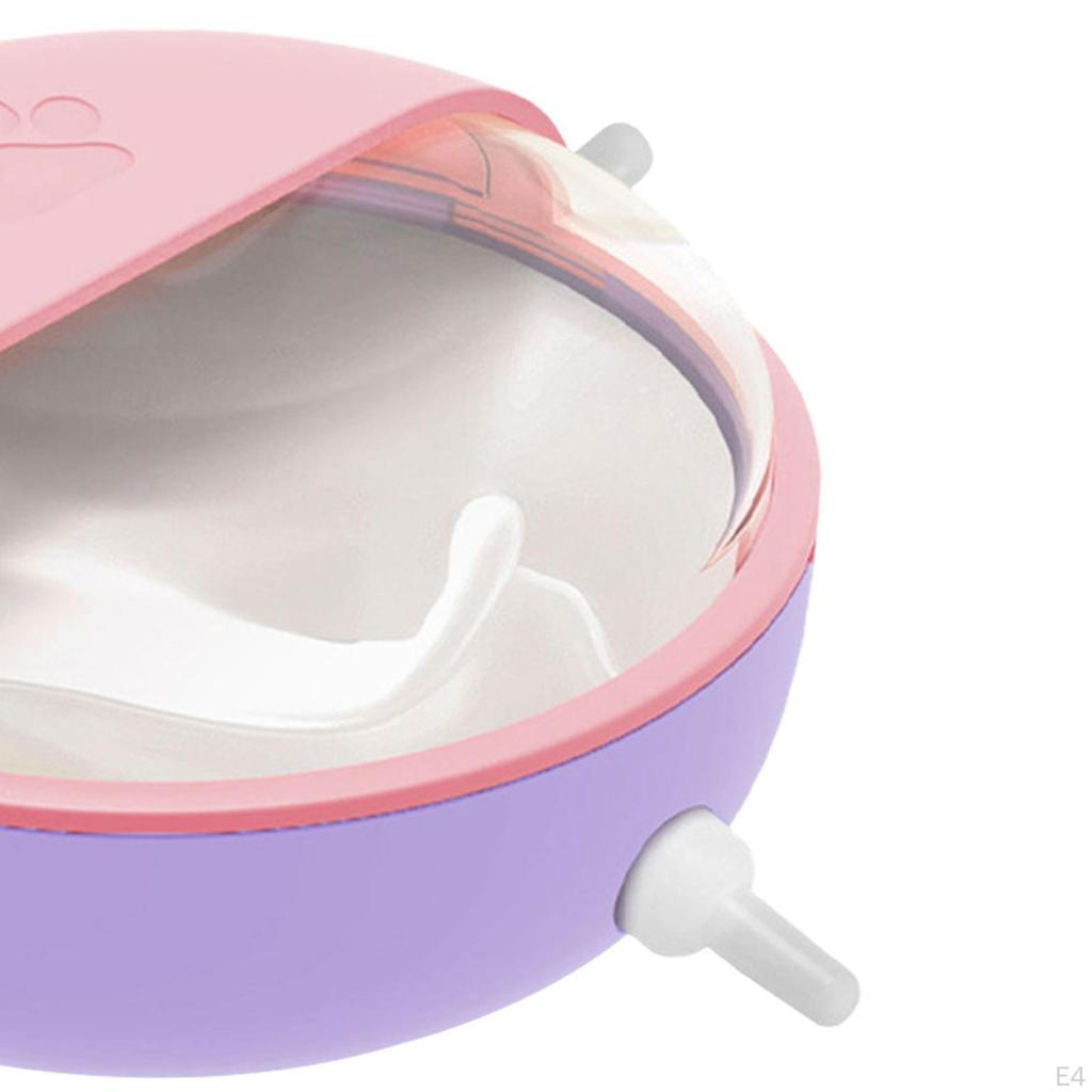 Cat Nursing Feeder Built in Silicone Sucking Nozzle, Newborn Bowl, Puppy 180ml Large