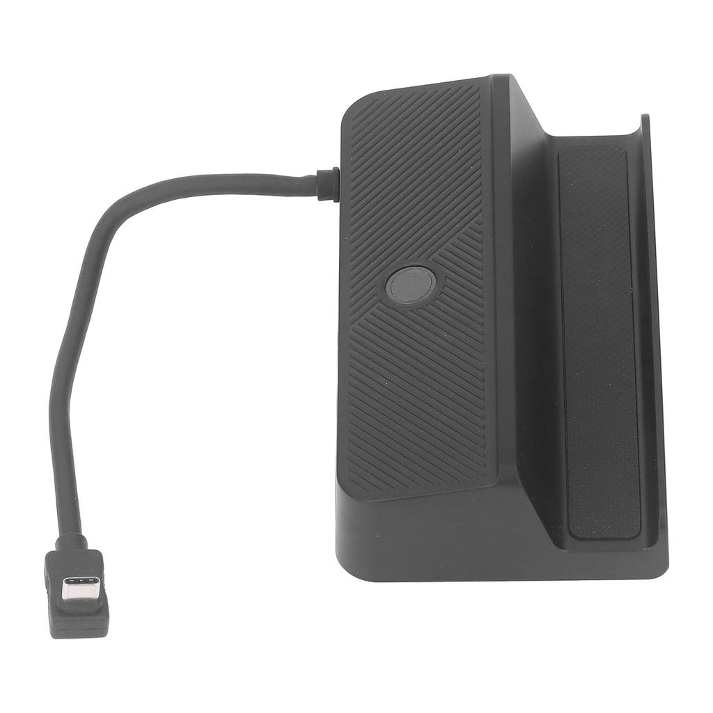 Estación de Acoplamiento Negra 6 en 1 Base de Carga Hub LED RGB Estación de Acoplamiento para Steam Deck RGB