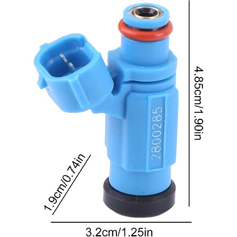 4PCS Fuel Injectors for Kawasaki JET SKI 12F 2003-2007, for STX 12F 2004-2016+ STX 15F LX STX 160 SX-R 4 Holes Fuel Injector Assembly Replacement
