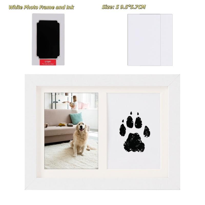 Inkless Cat Dog Paw Print Kit Pad Safe Non-toxic Baby Handprint Footprint Easy DIY Souvenir for Newborn Shower Pet Souvenir