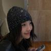Cool Black Sequins Party Hat Breathable Skull Hat Party Bonnet Knit Hat