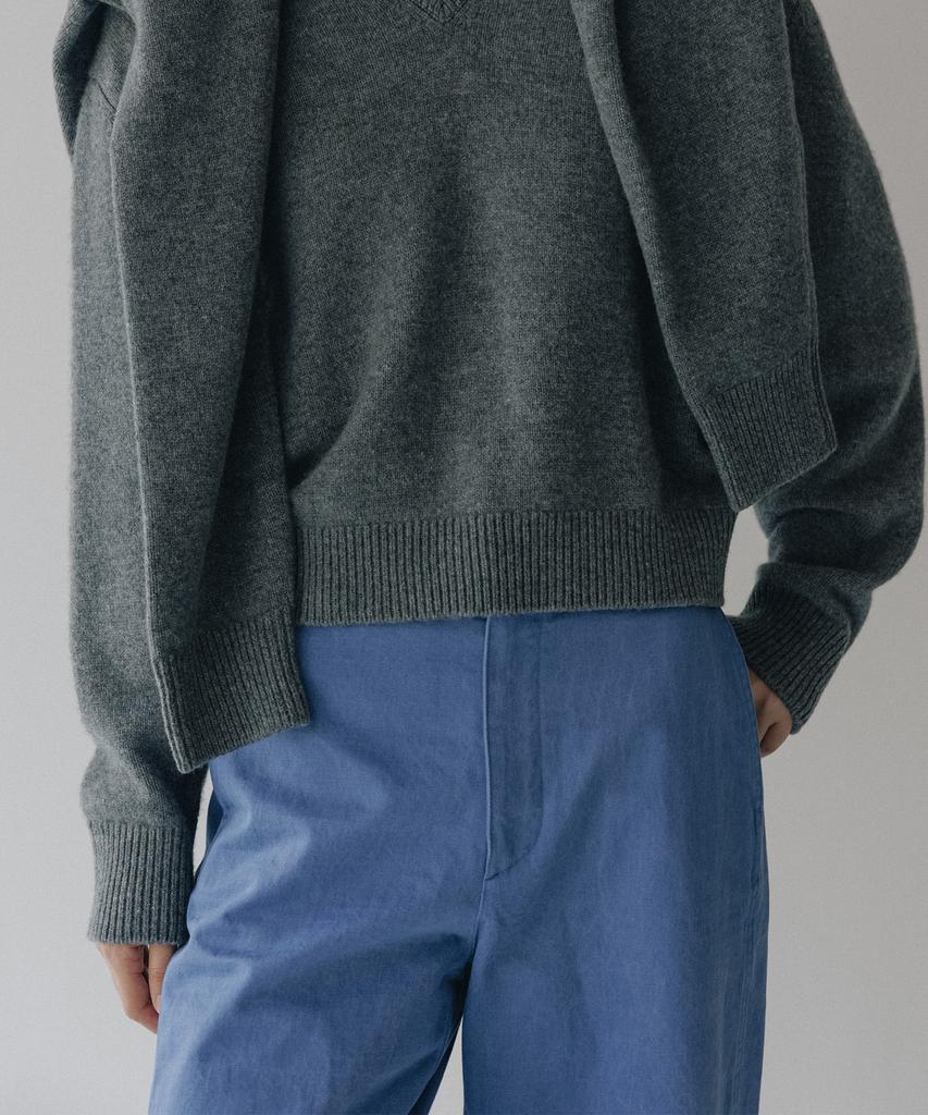 Beullaengkeulumumeon (Her) Workers Pants_Washed Blue