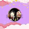 Japanese Manga XxxHolic Can Badge Anime Cartoon Round Cosplay Badge Yuuko Kimihiro Watanuki Brooch on Backpack Accessories Gift