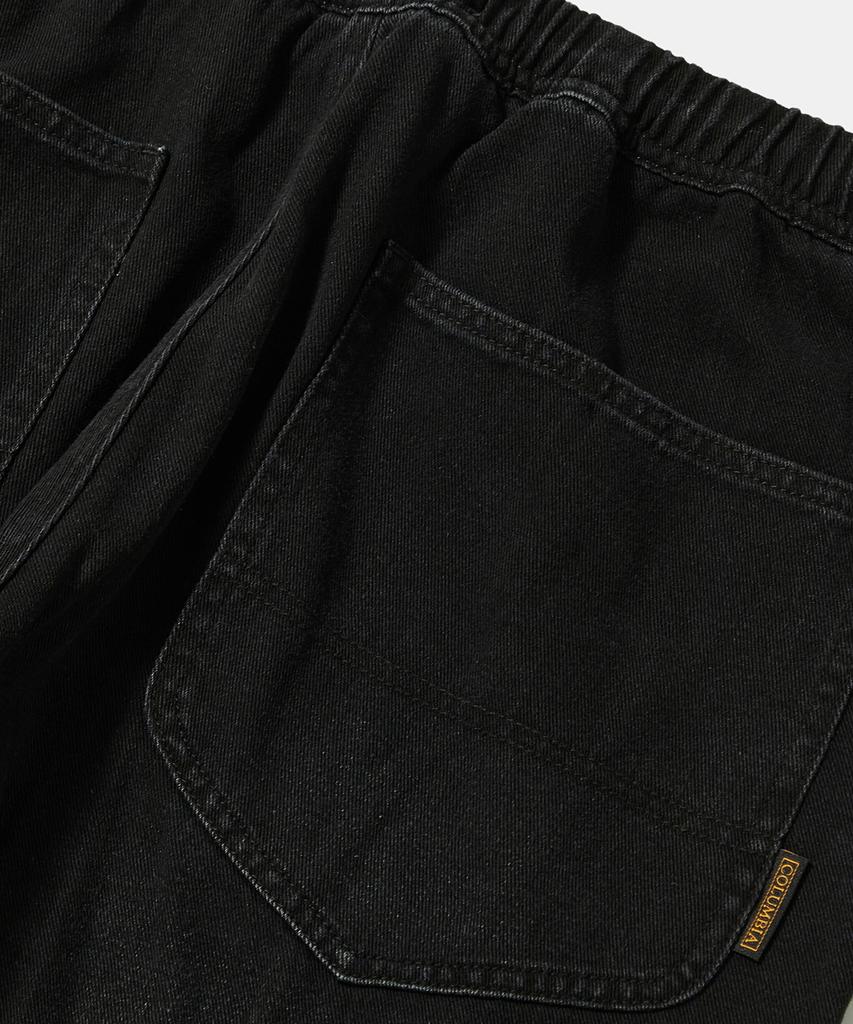 COLUMBIA UNIVERSITY Trajan Label Loose-Fit Washed Denim Pants_Black Jean