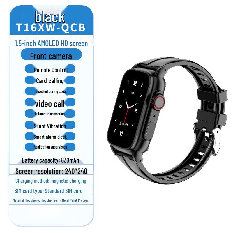 Middle School Student Smartwatch: Kids' Video, GPS, SIM Dual Call.