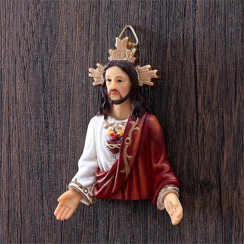 Fridge Stickers Religious Figure Refrigerator Magnets 3D Statue Office Magnets Message Board Kitchen Refrigerator Decors
