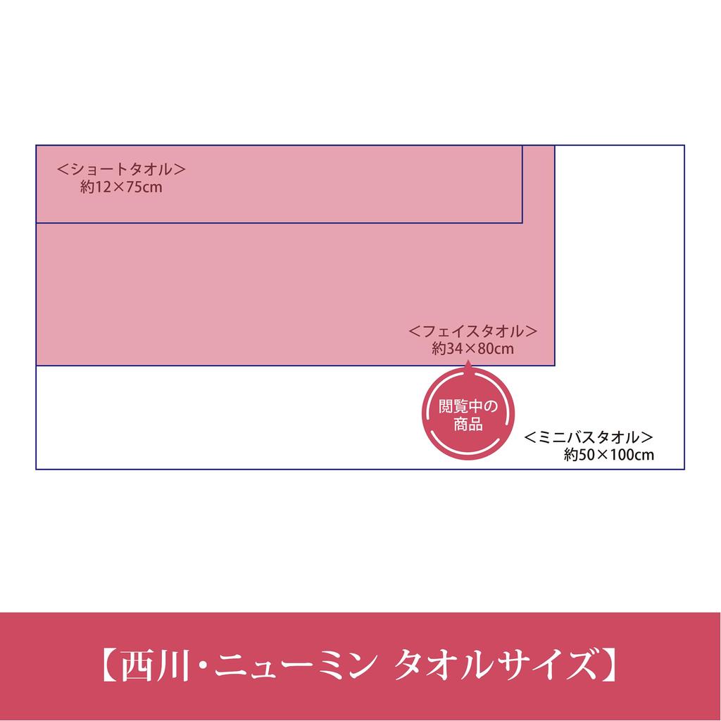 Nishikawa newmine Gesichts-Gaze-Stoff für weniger Reibung auf dem Hergestellt mit Original Paffir Soft und für ein Made in TT23162630 Handtuch, 34x80cm, Waschbar,