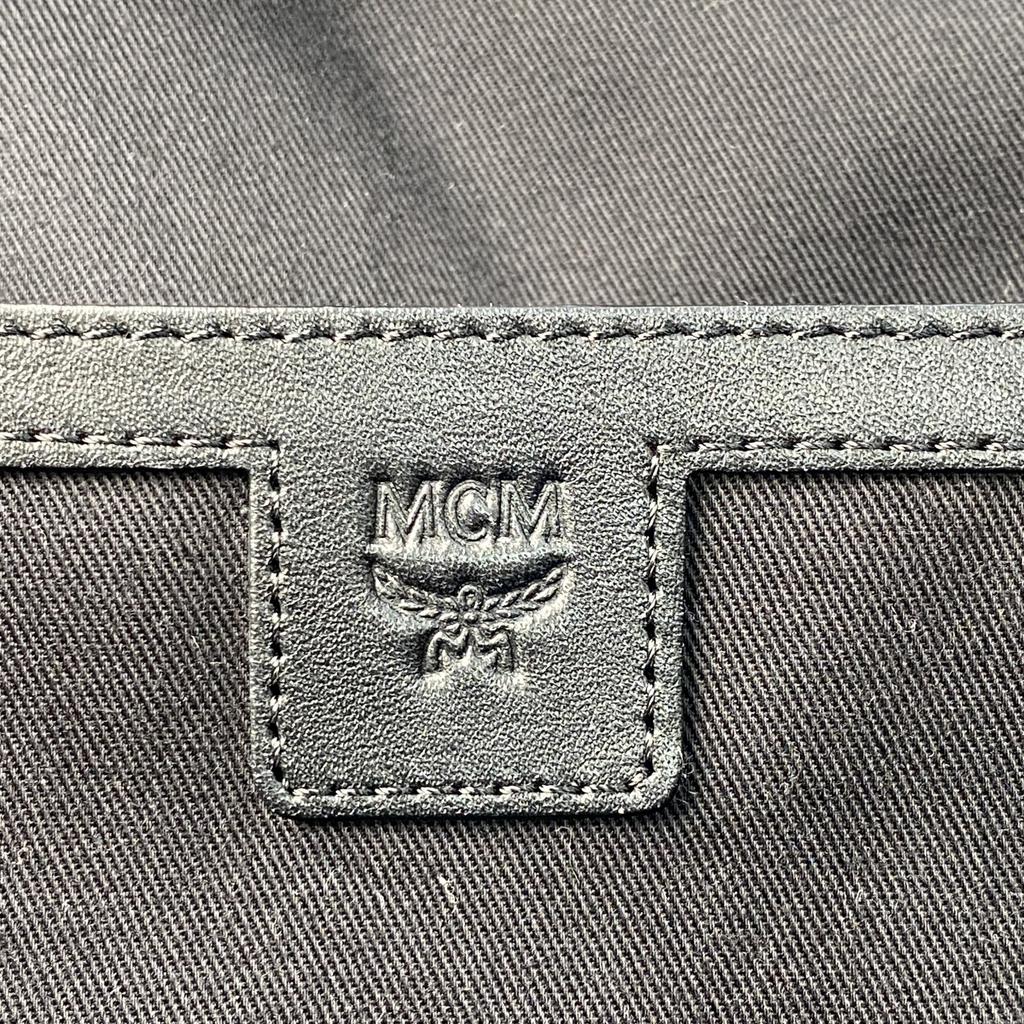 Used MCMBackpack Â· Daypack Black/white leather/Mouton Women