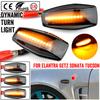 Dynamic Turn Signal LED Side Marker Light Flashing Indicator For Hyundai Elantra XD I10 Getz Sonata XG Tucson Terracan