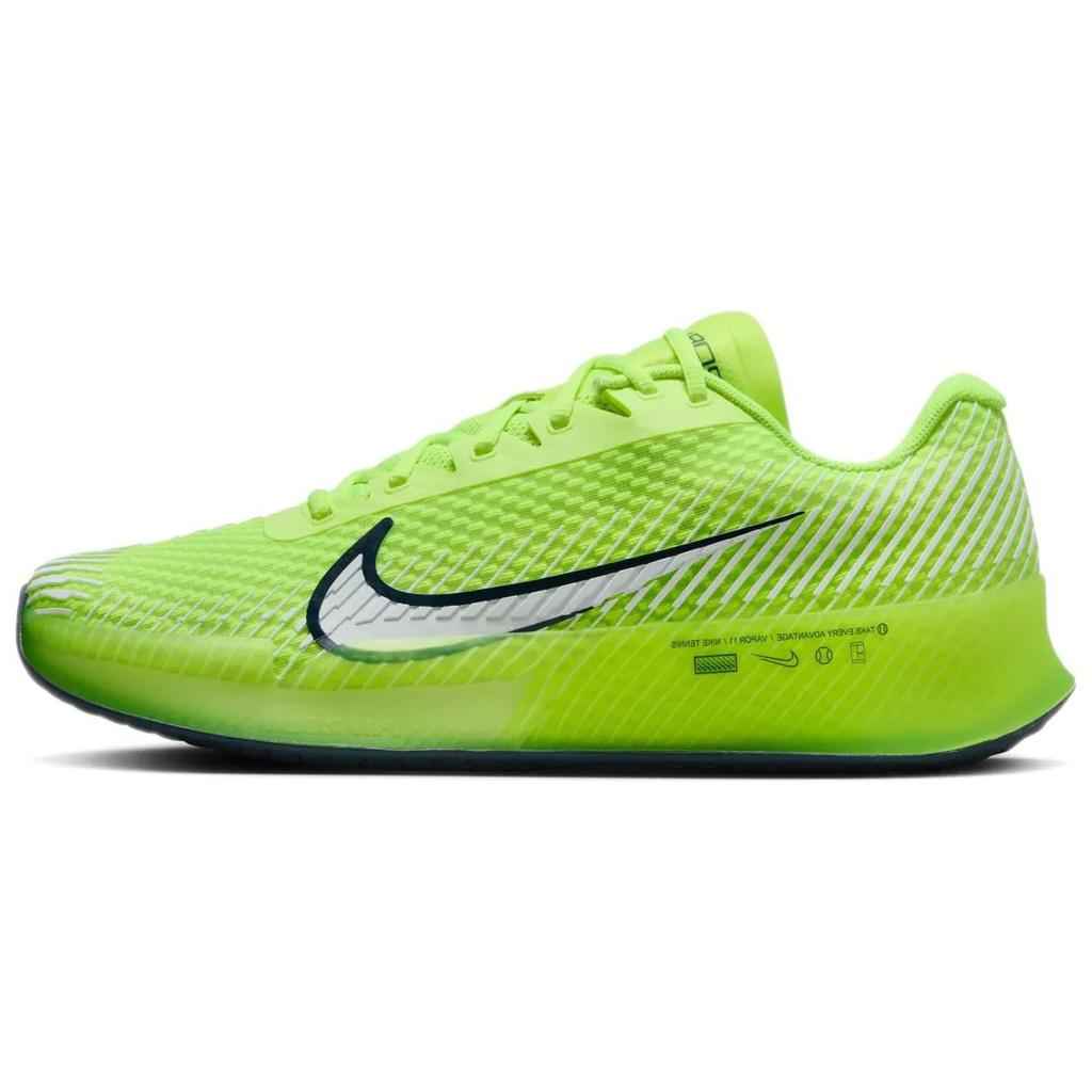 Nike Air Zoom Vapor 11 Cushioning, Wear Resistant Low top Tennis Shoes Men's Green White Sneakers casual DR6966-700