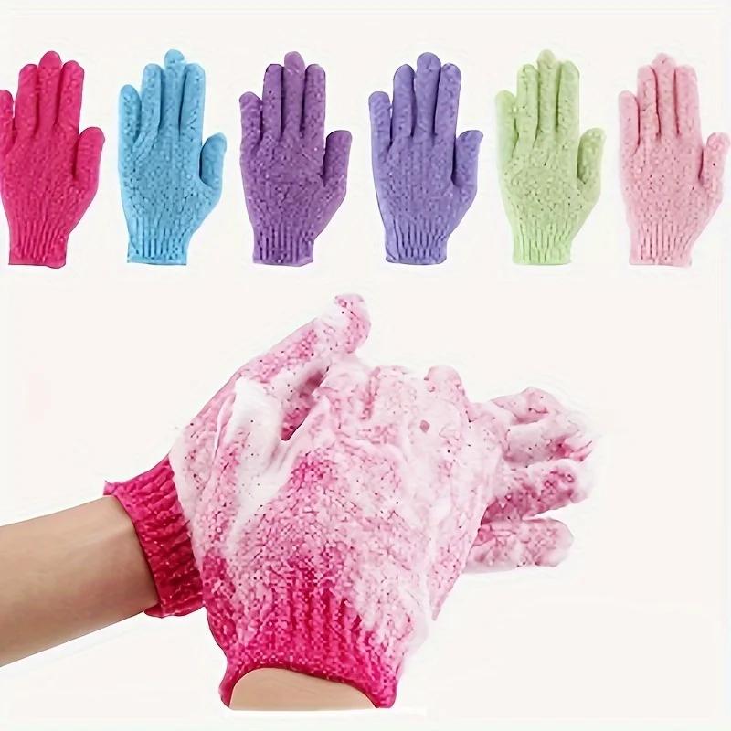 Household Five-finger Bath Towels. Nylon Material Is Durable. Dense and Rich Lather. Be Used On Both Sides for Easy Exfoliation