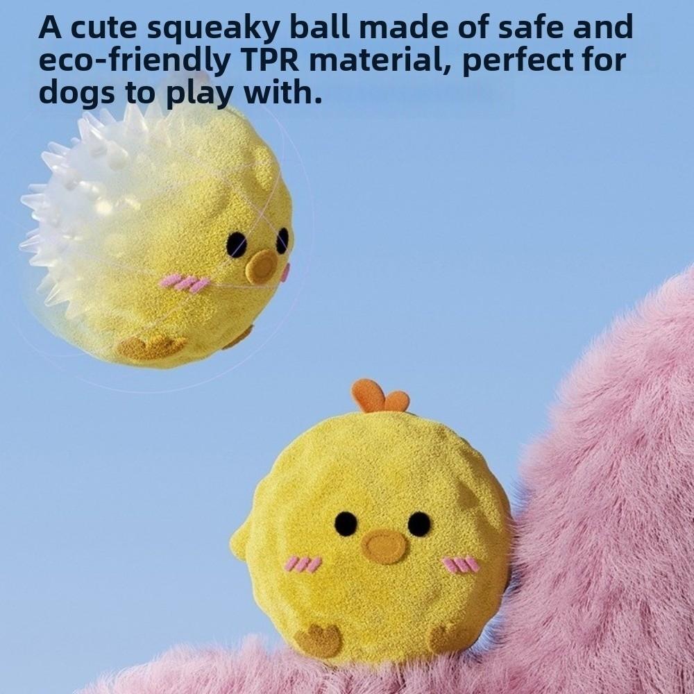Haustier Plüschtier Cartoon Hund Kauspielzeug Tierform Plüsch Welpe Quietschendes Spielzeug Bissfestes TPR Haustier Sound Spielzeug Hund Beißtraining