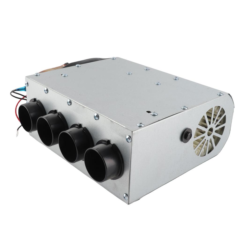 12V Universal Underdash Heater Fast Heating Frost Removing Winter Automotive Air Defroster with 4 Vents and 3 Speed