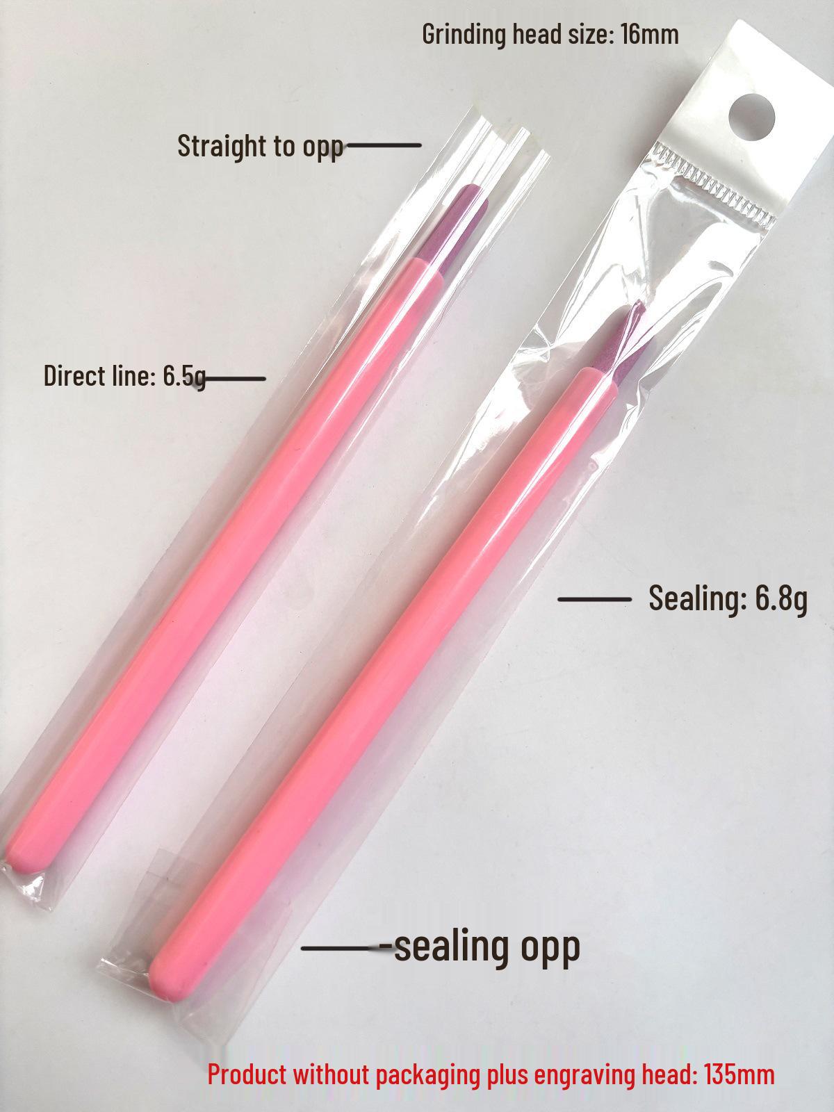 Керамическая кварцевая пилка для ногтей и ручка для удаления кутикулы