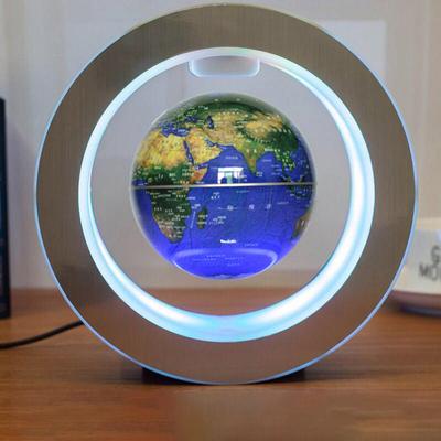 Globo de levitación magnética de 4 pulgadas, adornos creativos para el hogar y la Oficina, regalo de cumpleaños, enchufe estadounidense
