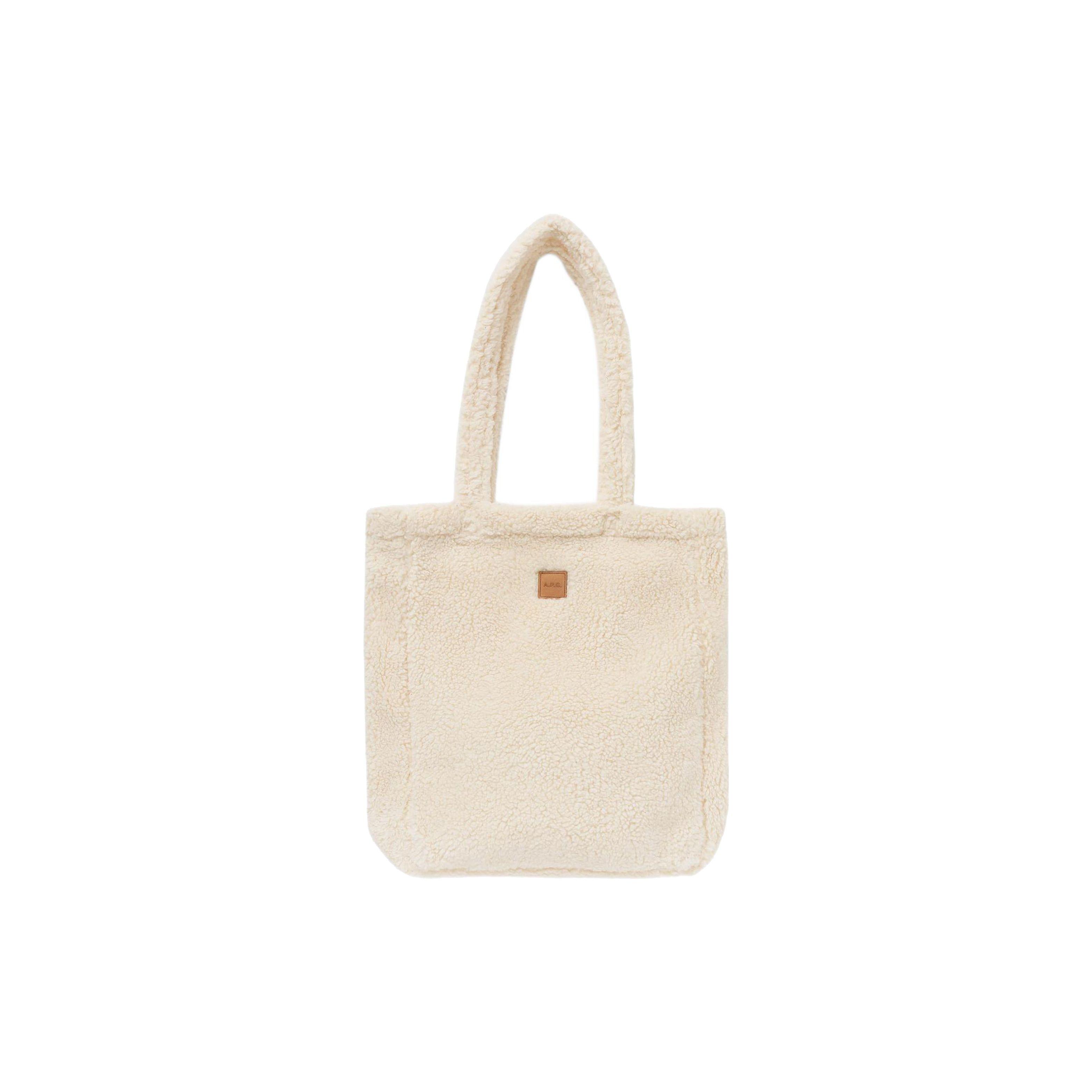 

A.P.C. Logo Tote Shopping Bag Men tote Beige COGXDM61857AAD Basic Set (Bag+Dust Bag)